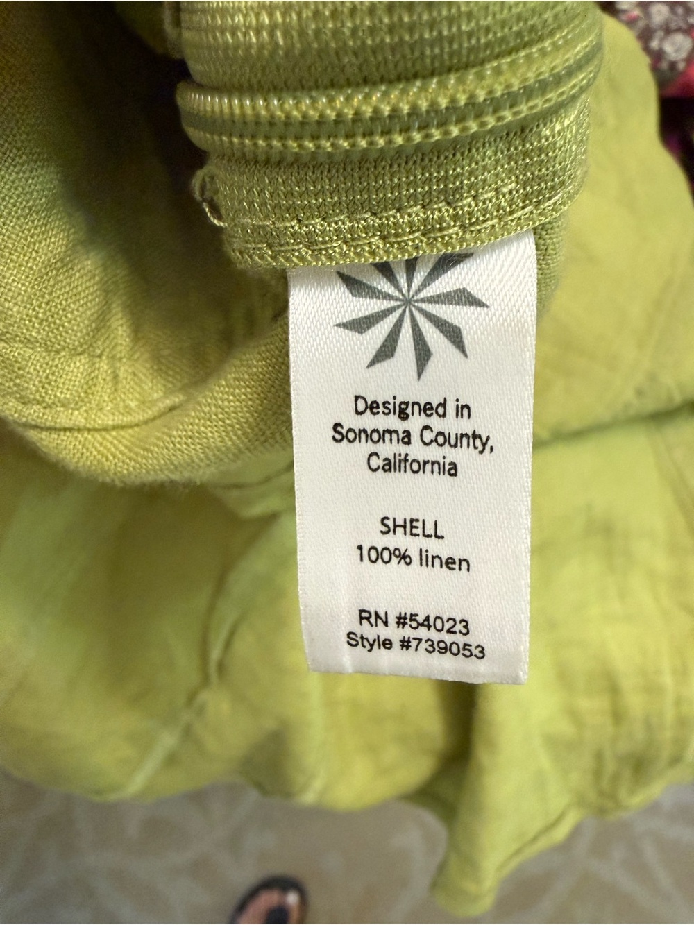 ATHLETA Women's Lime Green A-Line Drawstring Skirt - Picture 3 of 6